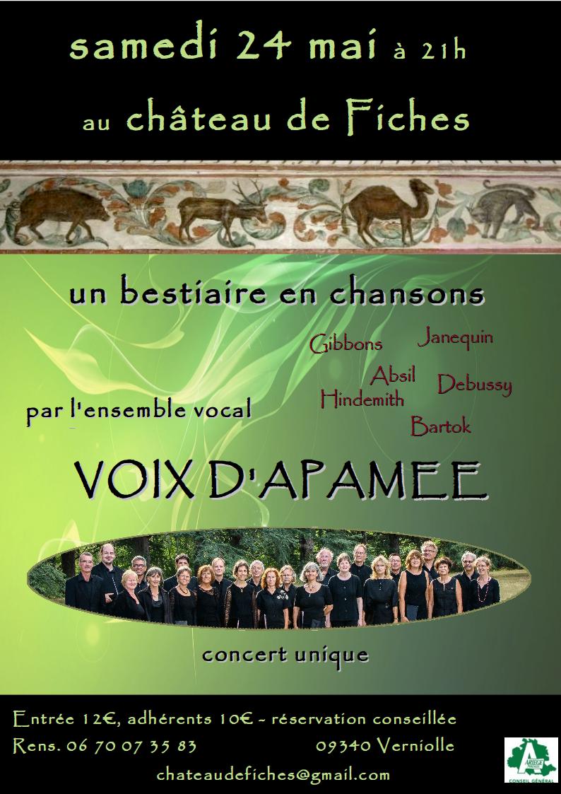 Concert Chteau de Fiches - Bestiaire