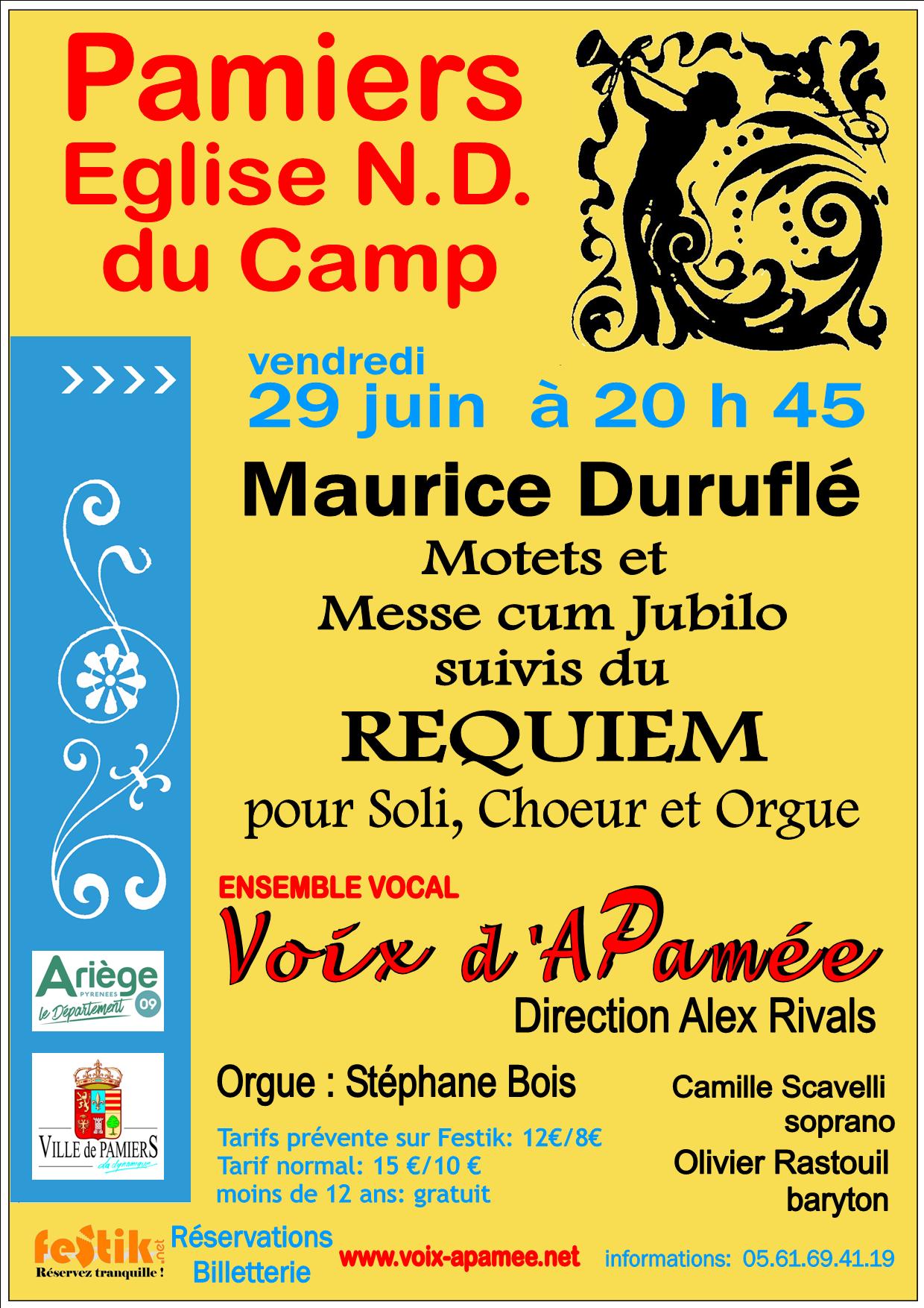 Concert Durufl  Pamiers 2018