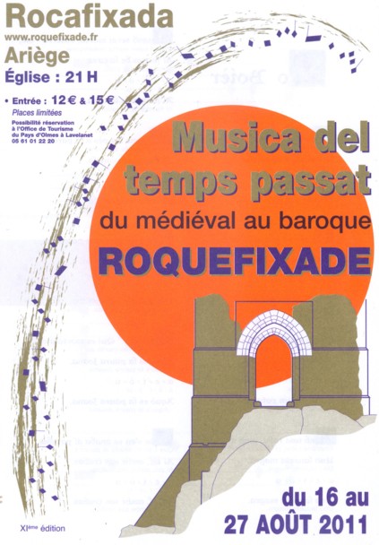 affiche Festival Roquefixade 2011