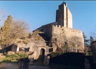 Vue de l'�glise de Vals